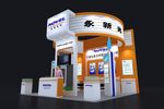 36平米展台模型