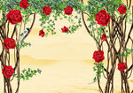花藤背景墙