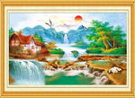 山水油画