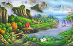 中国油画壁画