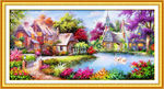 悠然小居 油画风景