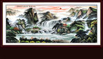 山水画 山水风景