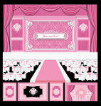 粉红主题婚礼设计