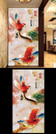 玉雕花鸟玄关