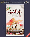 西洋参海报