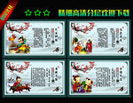 国学经典成语展板