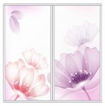花朵移门