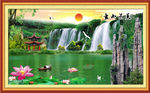 山水画 山水风景