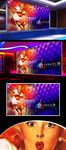 午夜女郎展板设计