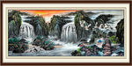 山水画 山水风景