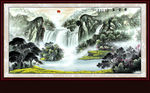 山水画 山水风景