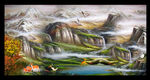 山水油画