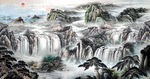 山水画 山水风景