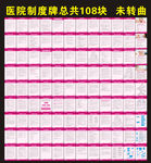医疗制度牌