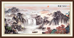 山水画 山水风景