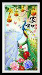 家和富贵孔雀 装饰画