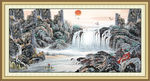 山水画 山水风景