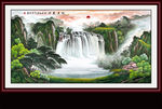 山水画 山水风景