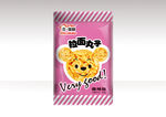 小熊脆面包装(展开图)