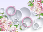 3D玉雕牡丹花