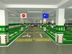 地下停车场3D模型
