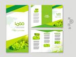 绿色环保健康公益三折页