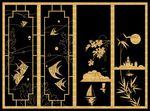 镂空雕花