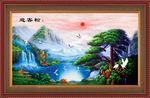 山水油画