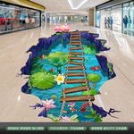 3d地贴 荷花