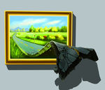 3D画展公路3D画