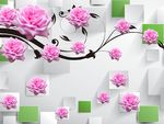 3D玫瑰花