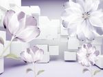 3D透明花