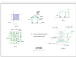 凉亭建筑施工图