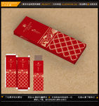 筷子香烛蜡烛餐具包装设计平面图