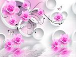 3D玫瑰花