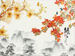 彩雕玉兰花