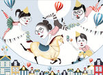 手绘卡通壁画