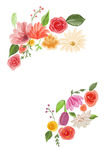 水彩花