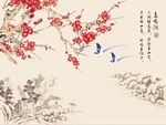国画梅花