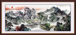 聚宝盆山水画