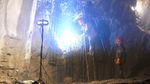 中铁铁建斜井隧道工夯实拱架电焊