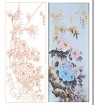 富贵牡丹竹子