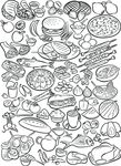 餐饮产品创意手绘AI黑板画
