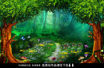 舞台背景 森林