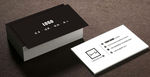 国外高档简约黑白名片