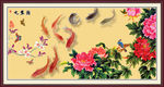 牡丹 花鸟图