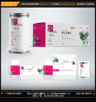 红茶包装 茶叶礼盒包装 平面图