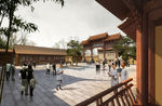 古建筑寺庙建筑效果图