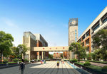 学校方案建筑效果图