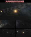 太阳系星空模拟高清视频素材
